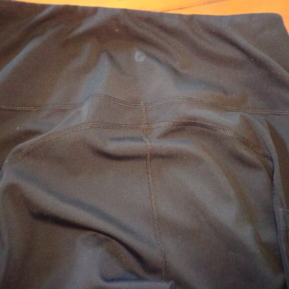 90° DEGREE BY REFLEX Leggings L Black Side Pockets Stretchy Surge Stitching - Picture 15 of 15